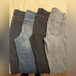 Women’s Jean Lot 4 Pairs NWOT skinny jeans 28 in waist